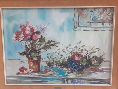 M. Conqueror
nature morte
huile sur isorel
50...