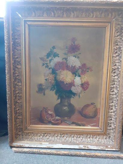 C DEPASSIOT
Bouquet d efleurs
Huile sur toile
60...