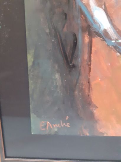 E. André,
portrait Bembé
huile sur papier
63...