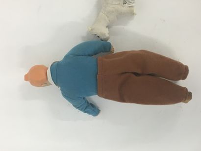 TYCO TOYS, Tintin et Milou, deux sujet corps...