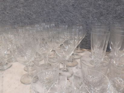Service de verre de différents modèles 