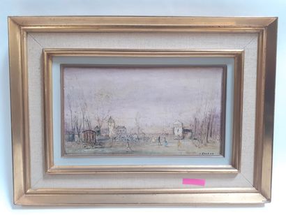 CARBIER
Paysage
Huile sur toile
19 x 31,...