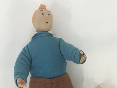 TYCO TOYS, Tintin et Milou, deux sujet corps...