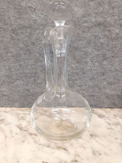 Carafe à décanter en cristal, cristalerie...