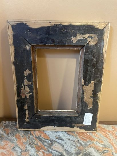 Cadre en os marqueté 
Dim extérieures 30...