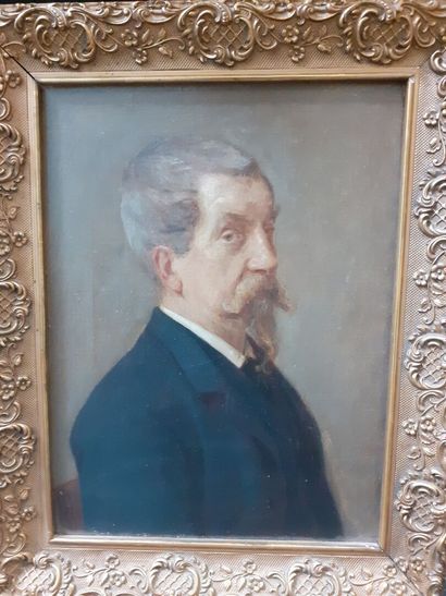Ecole française du 19ème siècle 
portrait...