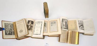 [Missels]. Un ensemble de 8 ouvrages de piété...