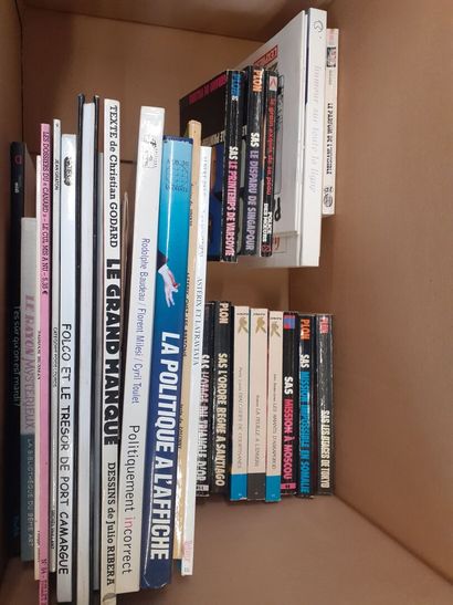 Carton de BD- Polars dont Astérix chez les...