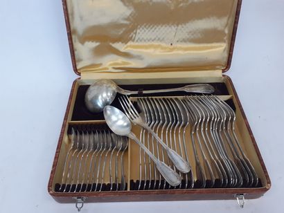 ALFENIDE ménagère en métal argenté coffret...