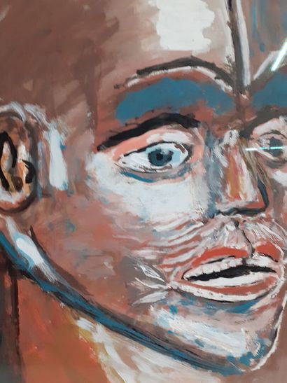 E. André,
portrait Bembé
huile sur papier
63...
