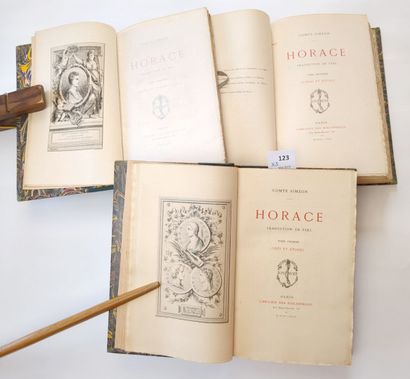 HORACE : Oeuvres. Paris, Librairie des Bibliophiles....