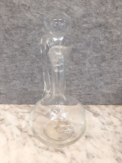 Carafe à décanter en cristal, cristalerie...