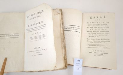 [Éducation]. RAYMOND (Georges-Marie). Réunion...