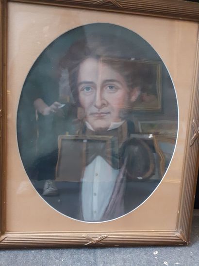 Portrait d'Hector BERLIOZ
Pastel
Vue ovale...
