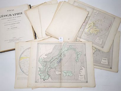 [Atlas] DELAMARCHE (A). Atlas de Géographie...