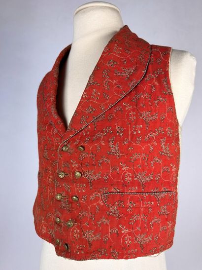 Gilet d'un élégant de la période Romantique...