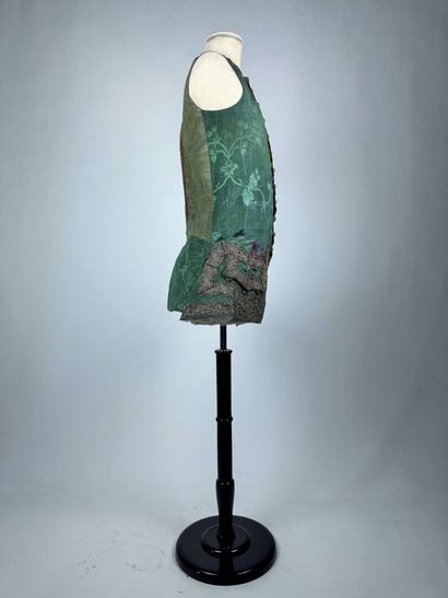 Gilet de cour Rococo période Régence en Gros...