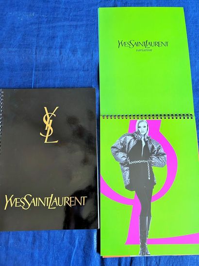 Neuf catalogues des collections Yves Saint...
