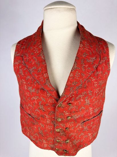 Gilet d'un élégant de la période Romantique...