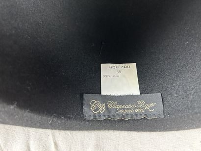 Trois chapeaux Borsalino et Fedora dont deux...
