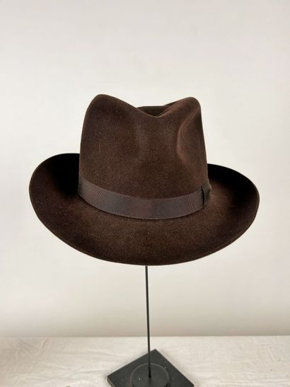 Quatre chapeaux Borsalino et Fedora dont...