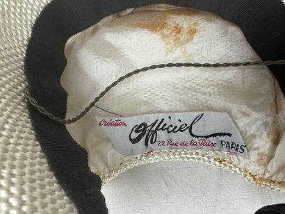 Quatre bibis de mode pour élégante des années...