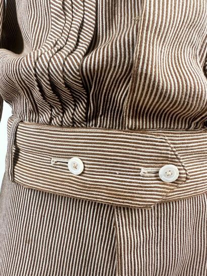 Habit complet de garçonnet en coton tissé...