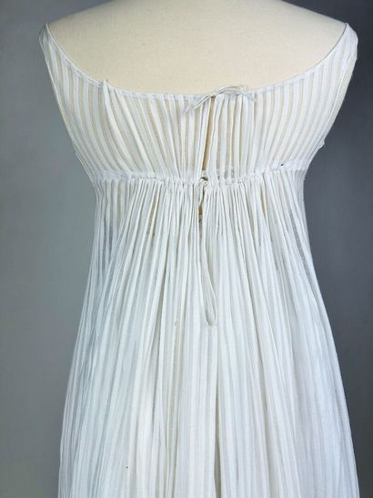 Rare Pélisse, Robe période Directoire sans...
