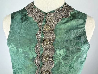 Gilet de cour Rococo période Régence en Gros...