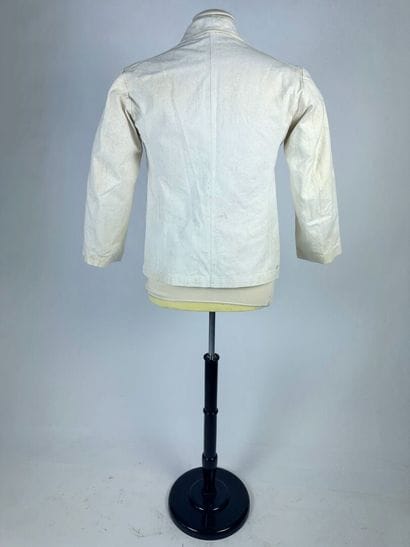 Une veste coloniale ou estivale en drap de...