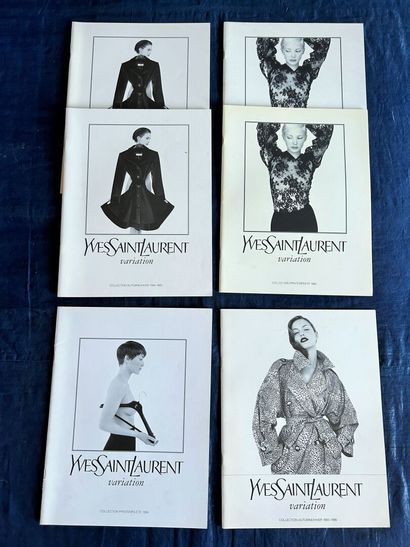 Six catalogues des collections Yves Saint...