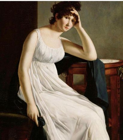 Rare Pélisse, Robe période Directoire sans...
