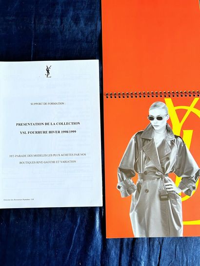 Neuf catalogues des collections Yves Saint...