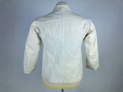 Une veste coloniale ou estivale en drap de...
