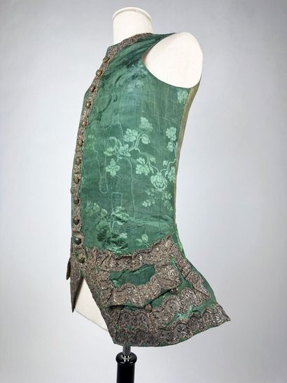 Gilet de cour Rococo période Régence en Gros...