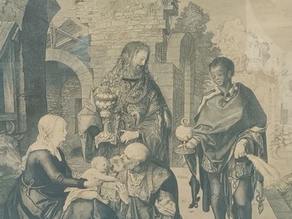 D'après Albrecht DÜRER,
Adoration des Mages
Décalographie...