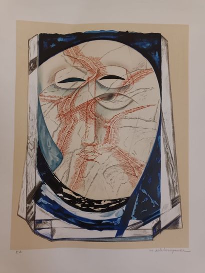 Henri de WAROQUIER, 
Deux lithographies signées
L'une...