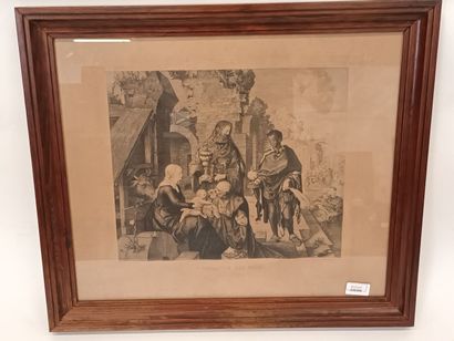 D'après Albrecht DÜRER,
Adoration des Mages
Décalographie...