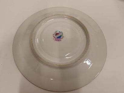 LIMOGES, A. LANTERNIER & Cie, lot de neuf...