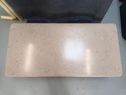 Table basse en métal de style industriel,...