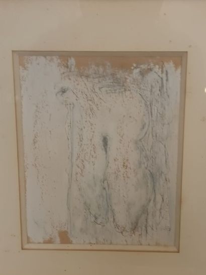 Patrick GARNIER, gouache sur papier encadrée
30...