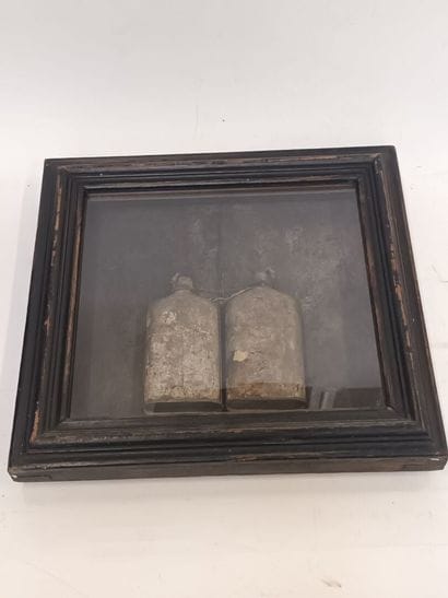 Lucy WENETH, Deux Gourdes, tableau encadré,...