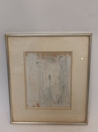 Patrick GARNIER, gouache sur papier encadrée
30...