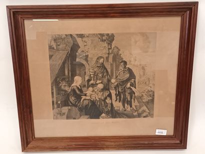 D'après Albrecht DÜRER,
Adoration des Mages
Décalographie...