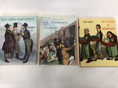 Trois livres sur Honoré DAUMIER : 
- Les...