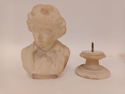 BEETHOVEN
Deux bustes dont un en albâtre...