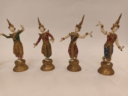 THAILANDE, Six danseuses thaïlandaises en...