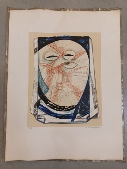 Henri de WAROQUIER, 
Deux lithographies signées
L'une...
