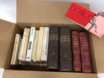 Lot de 16 livres dont deux dictionnaires...