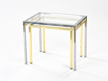 BELGACHROME 

Suite de deux tables gigognes...